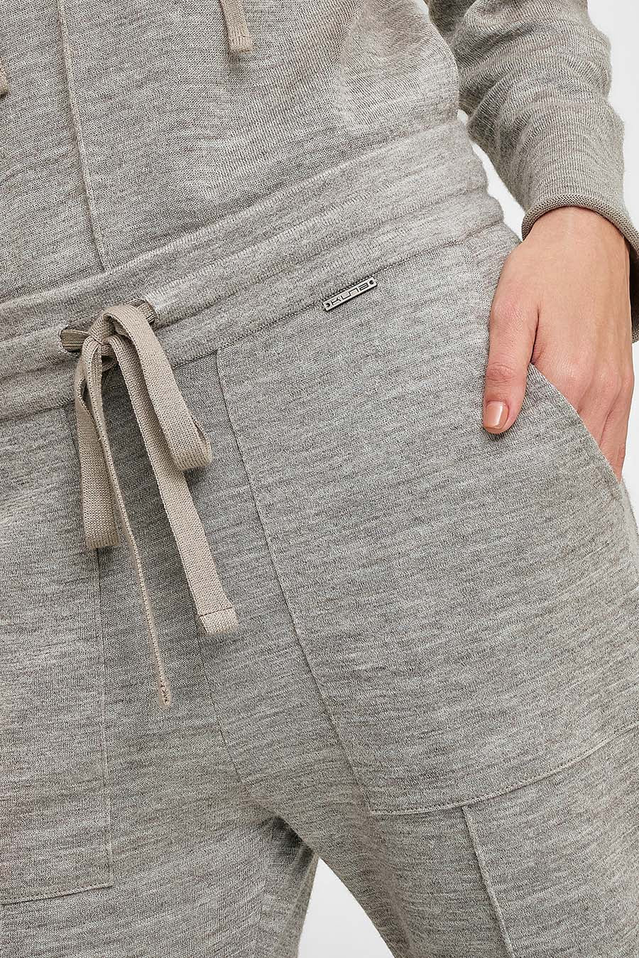 Pantalón Wanderin De Baby Alpaca Color Domino - Image 5