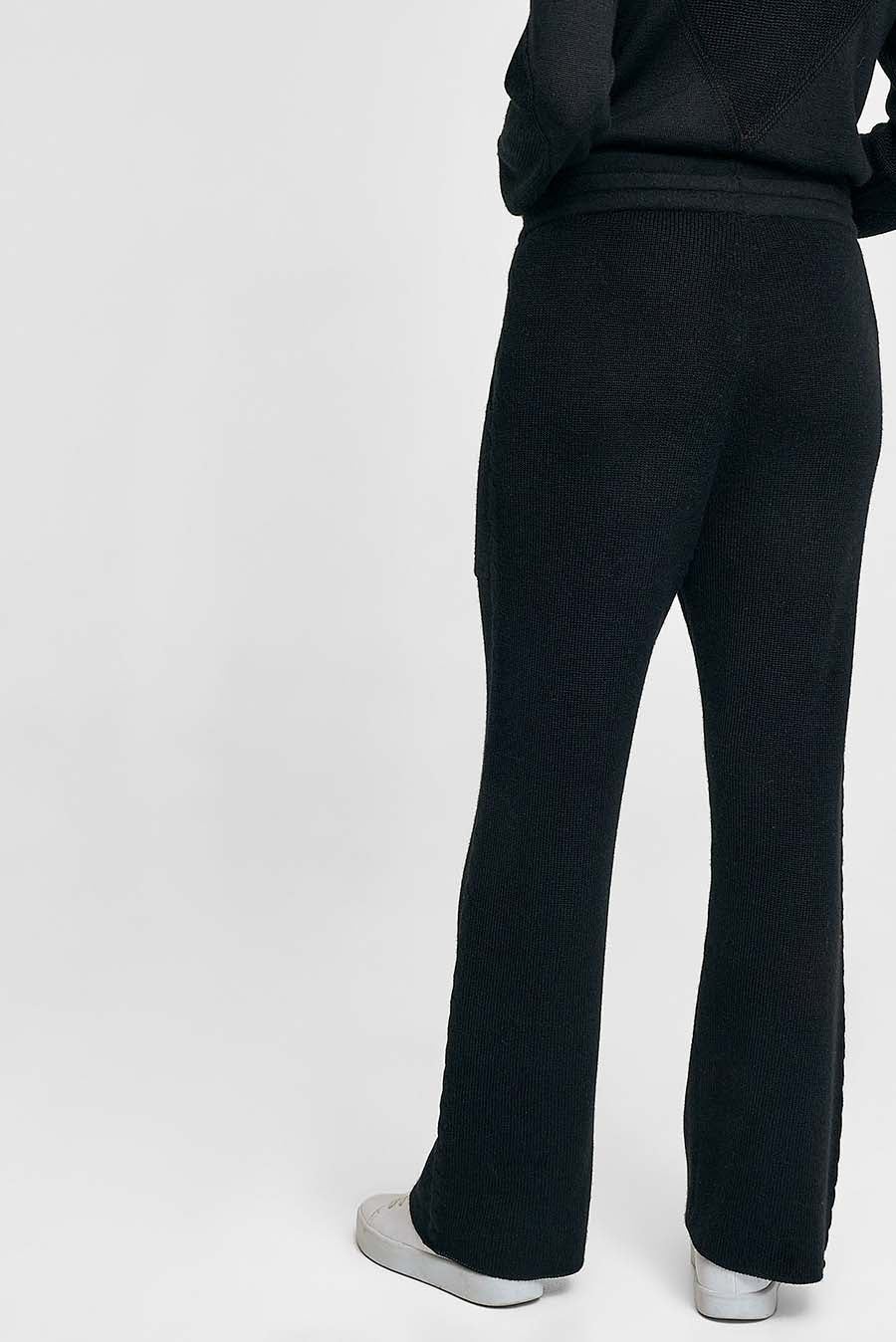 Pantalón Wayout De Baby Alpaca Color Negro - Image 3
