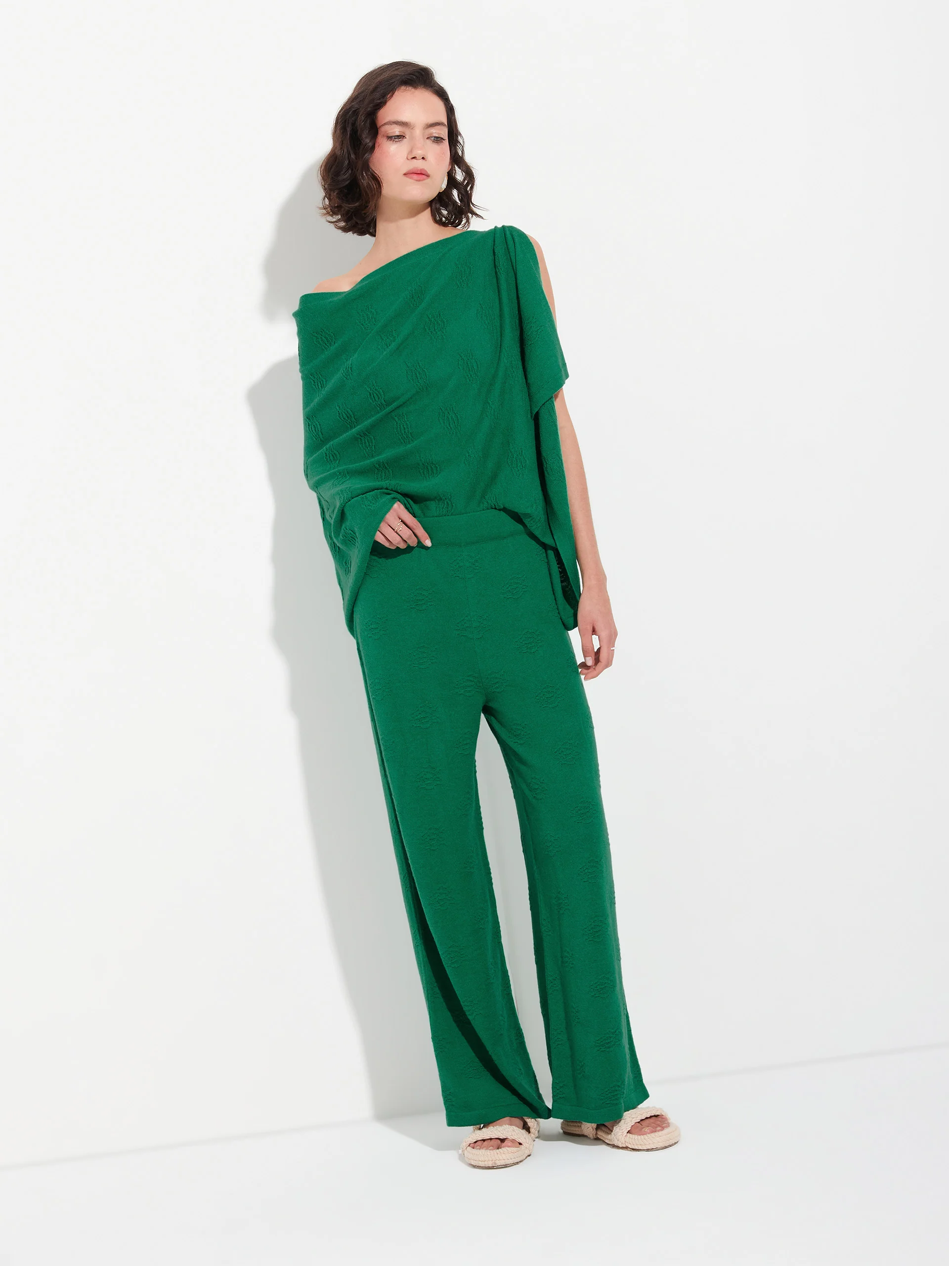 Pantalón Zabeth Pants De Algodón Color Verde - Image 4