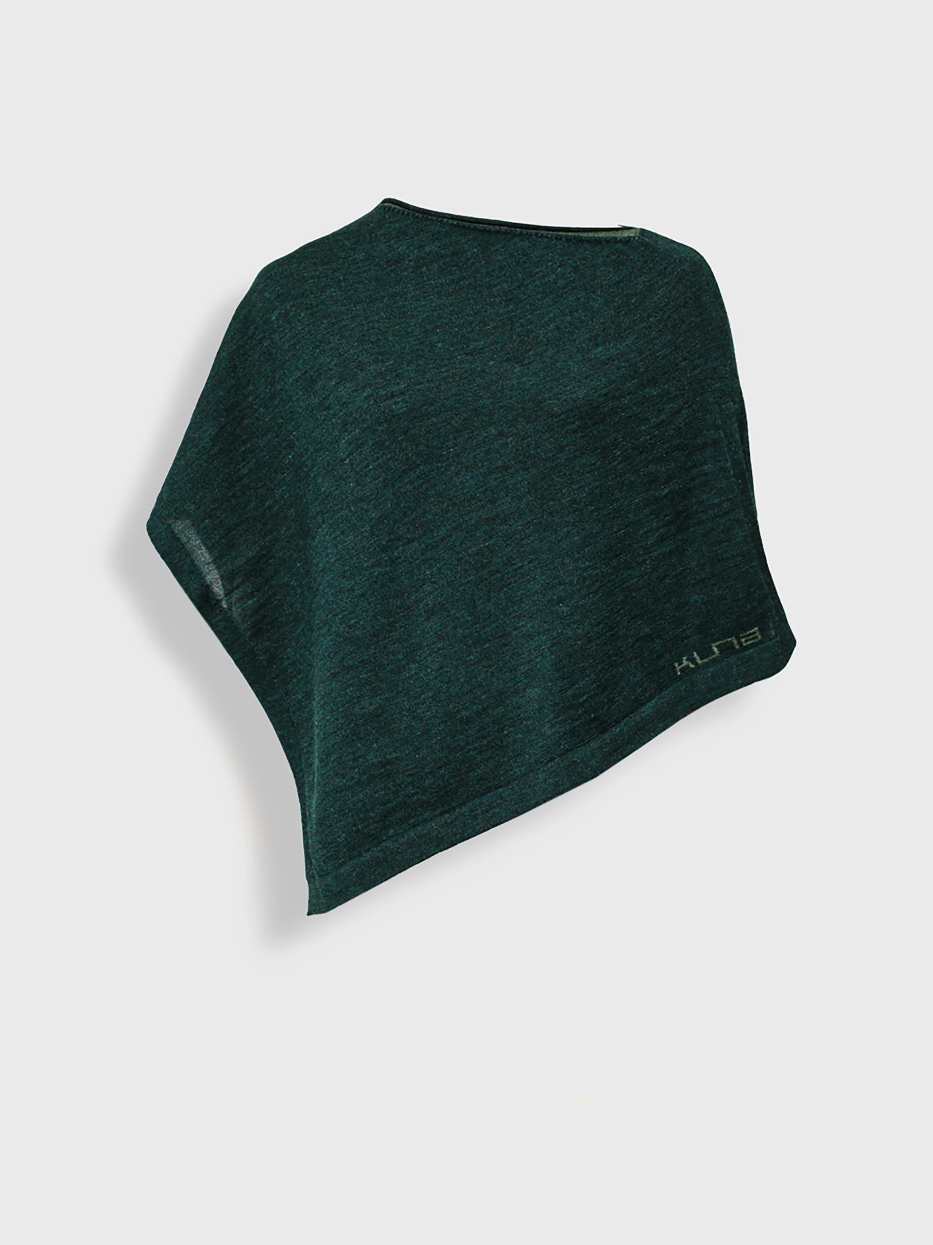 Poncho Yura De Baby Alpaca Color Verde