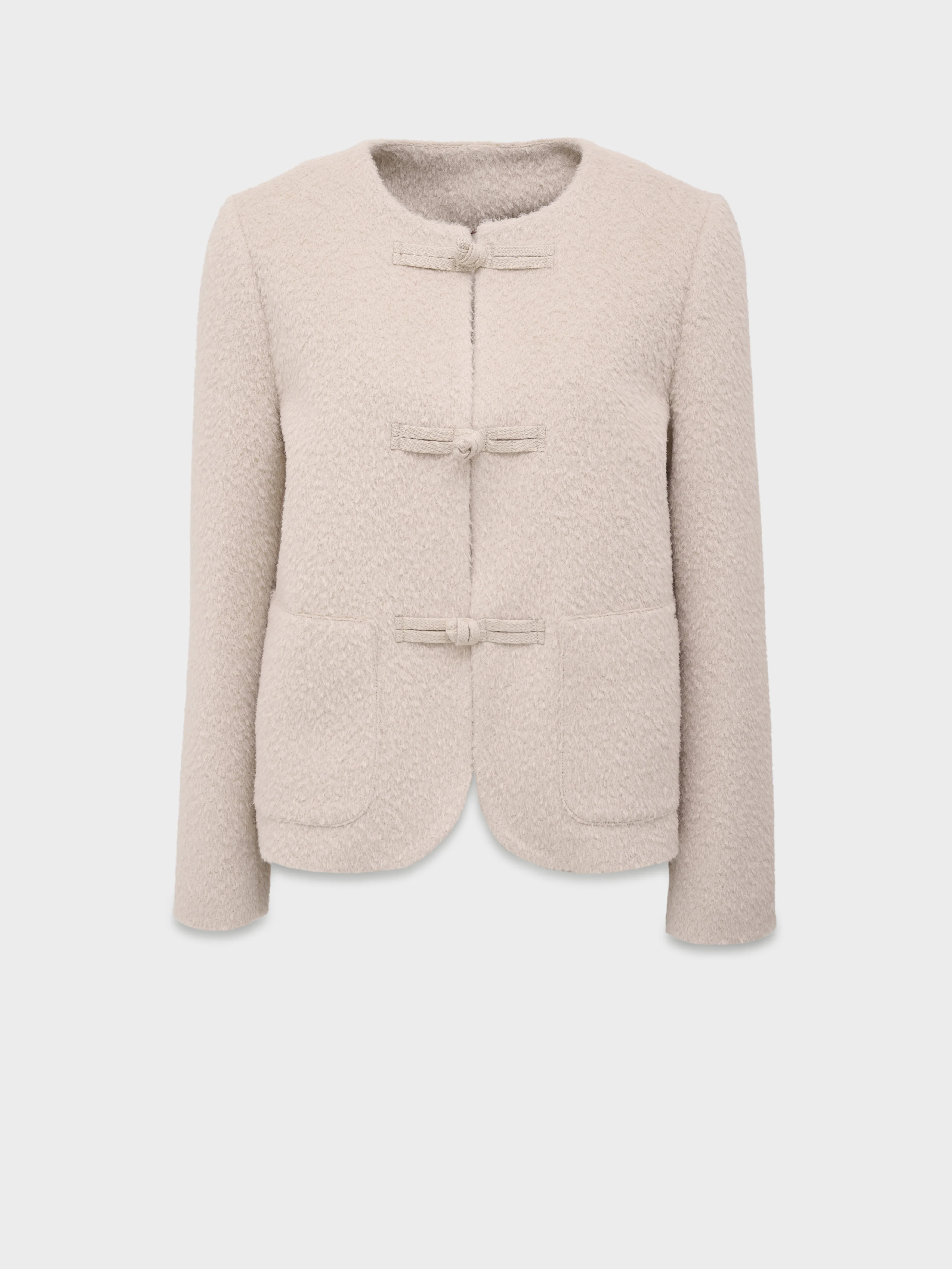 Saco Calm De Lana Color Beige