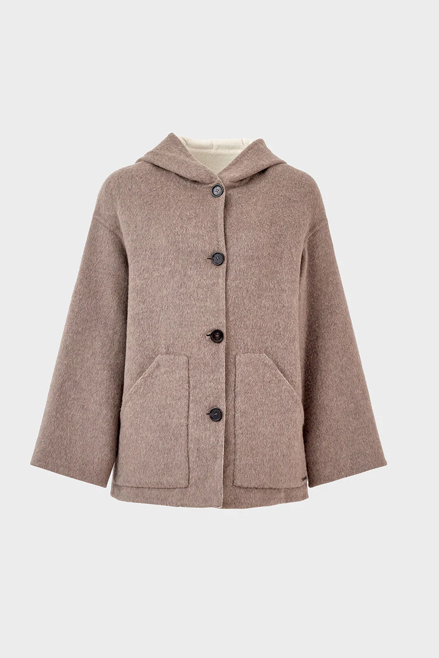 Saco Whoopi De Baby Alpaca Color Sepia & Ecru - Image 6
