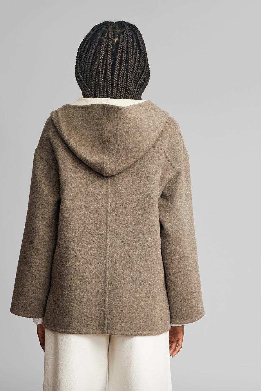 Saco Whoopi De Baby Alpaca Color Sepia & Ecru - Image 8