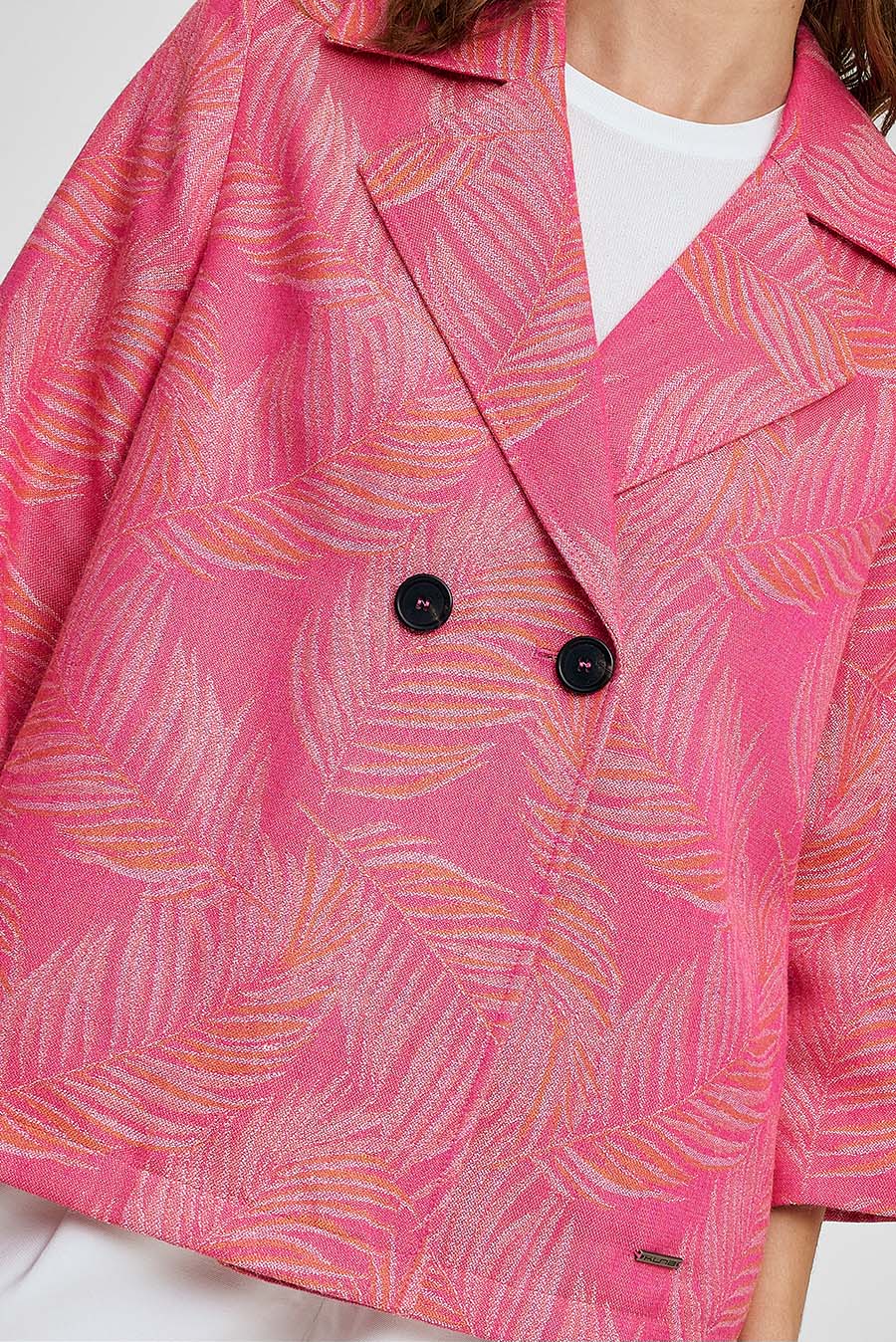 Saco Witness De Baby Alpaca Color Fucsia - Image 5