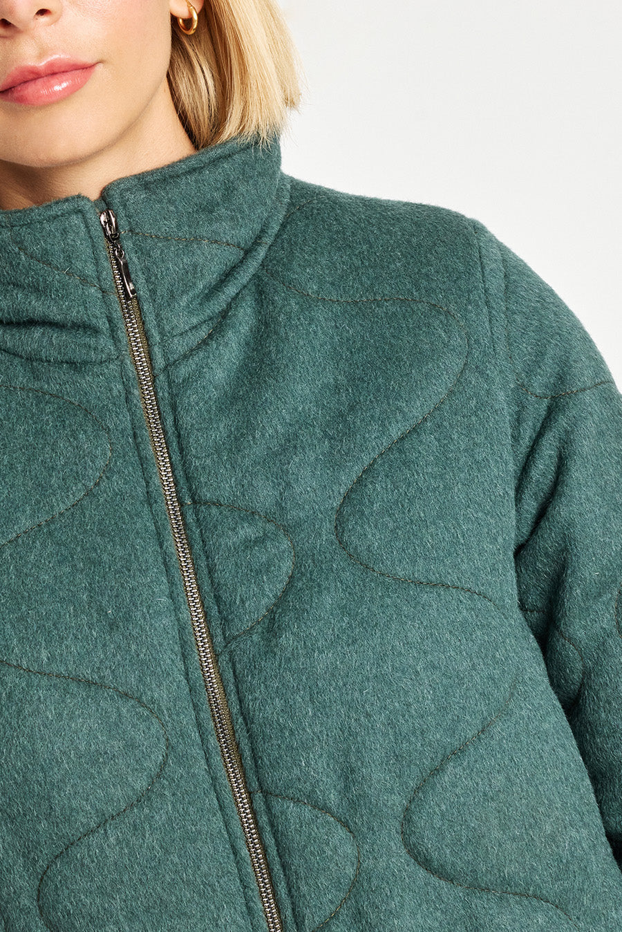 Saco Woody De Baby Alpaca Color Bosque - Image 5