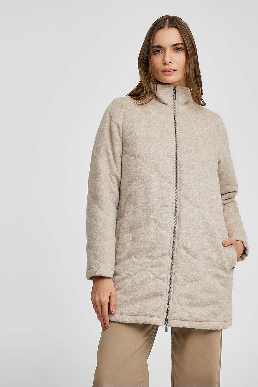 Saco Woody De Baby Alpaca Color Sabbia - Image 2