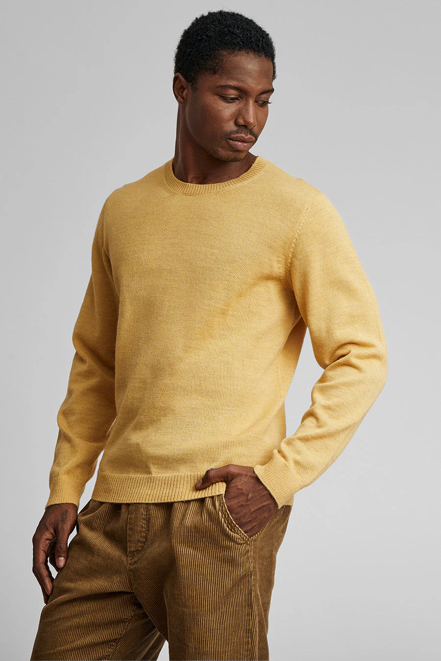 SUÉTER ALASKA DE BABY ALPACA COLOR AMARELO - Image 2