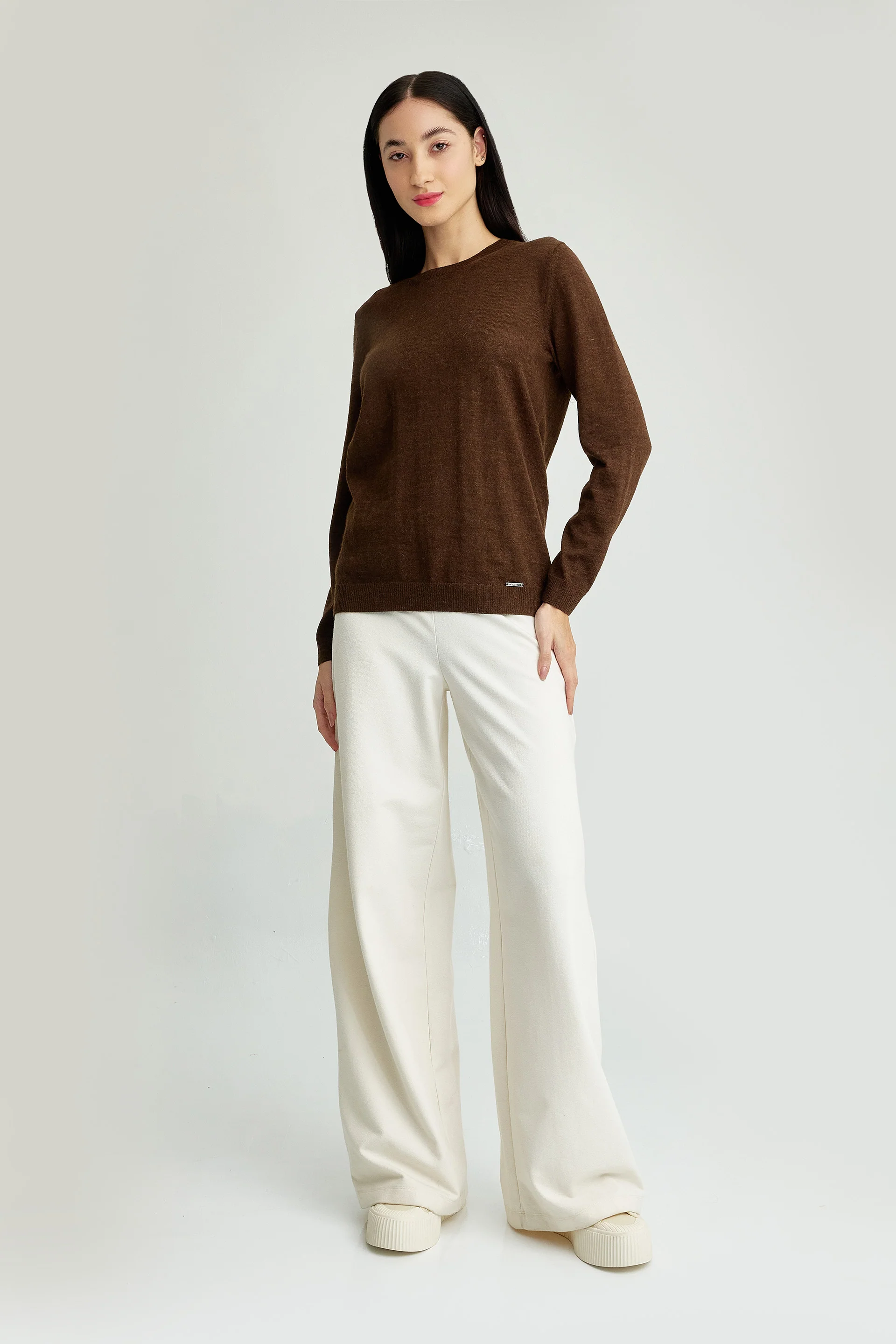 Suéter Alexia De Baby Alpaca Color Marrón - Image 4