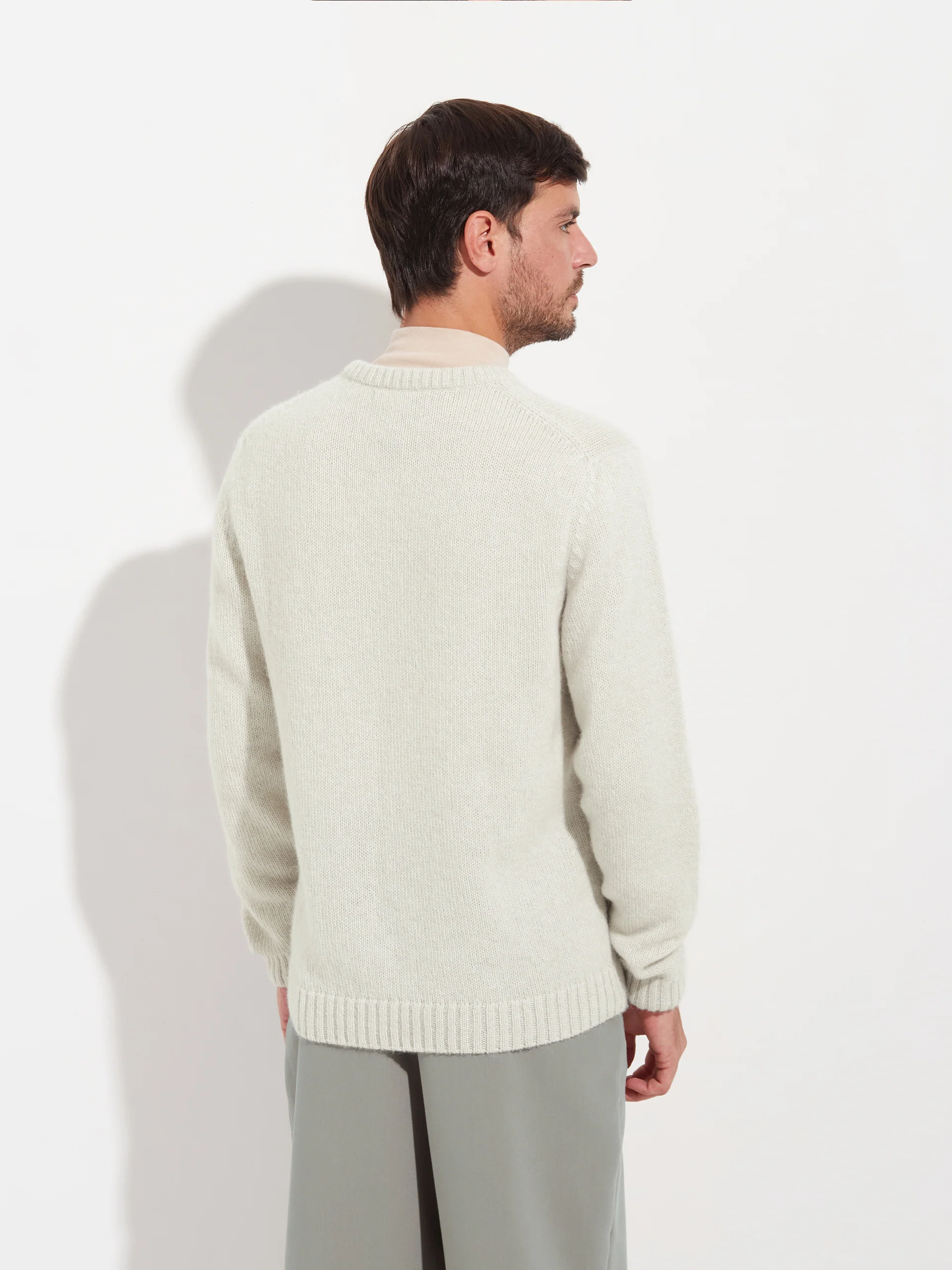 Suéter Arequipa De Baby Alpaca Color Beige - Image 9