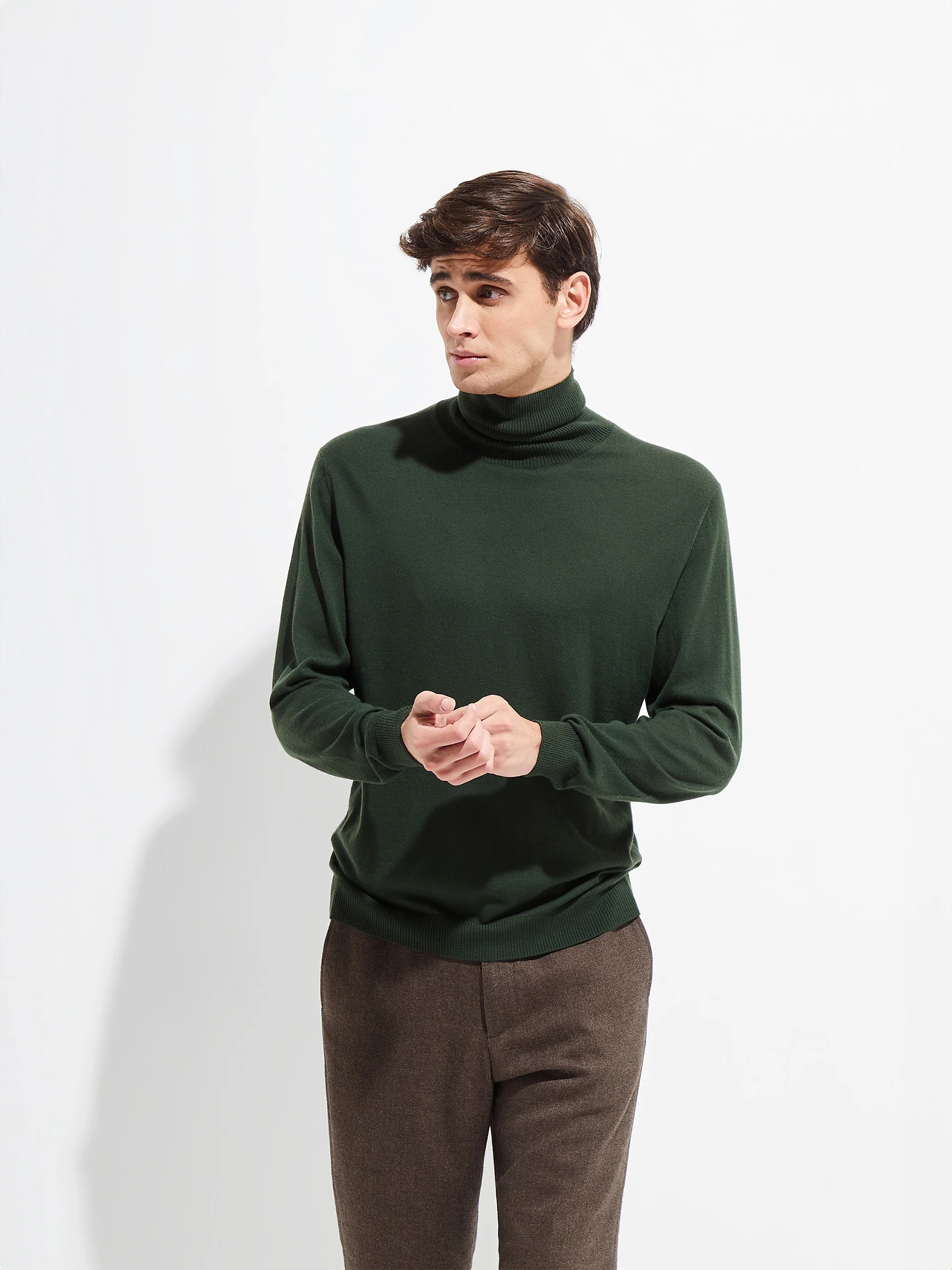 Suéter Bach De Vicuña Color Verde - Image 2