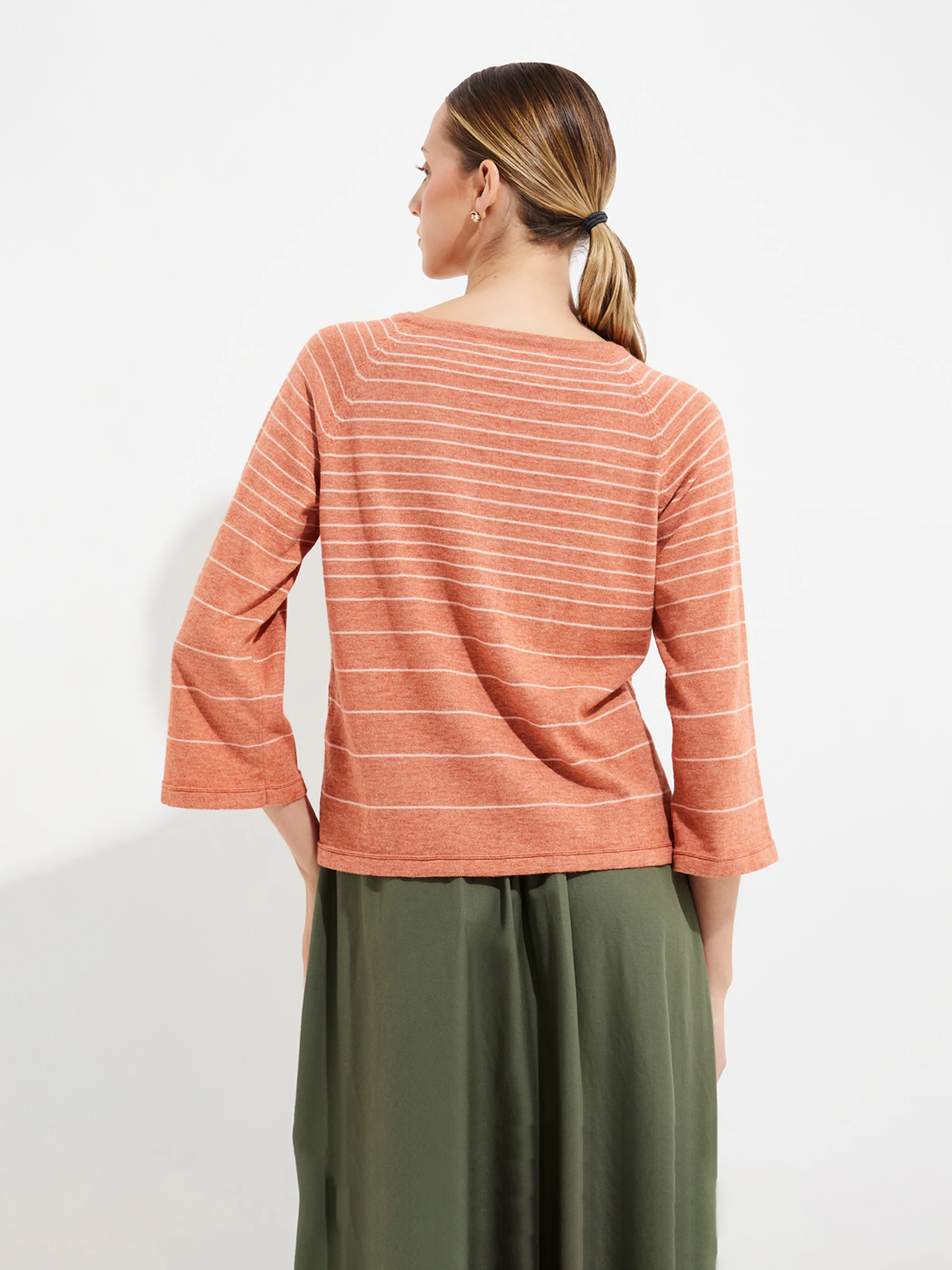 Suéter Yackelina De Algodón Color Naranja - Image 3