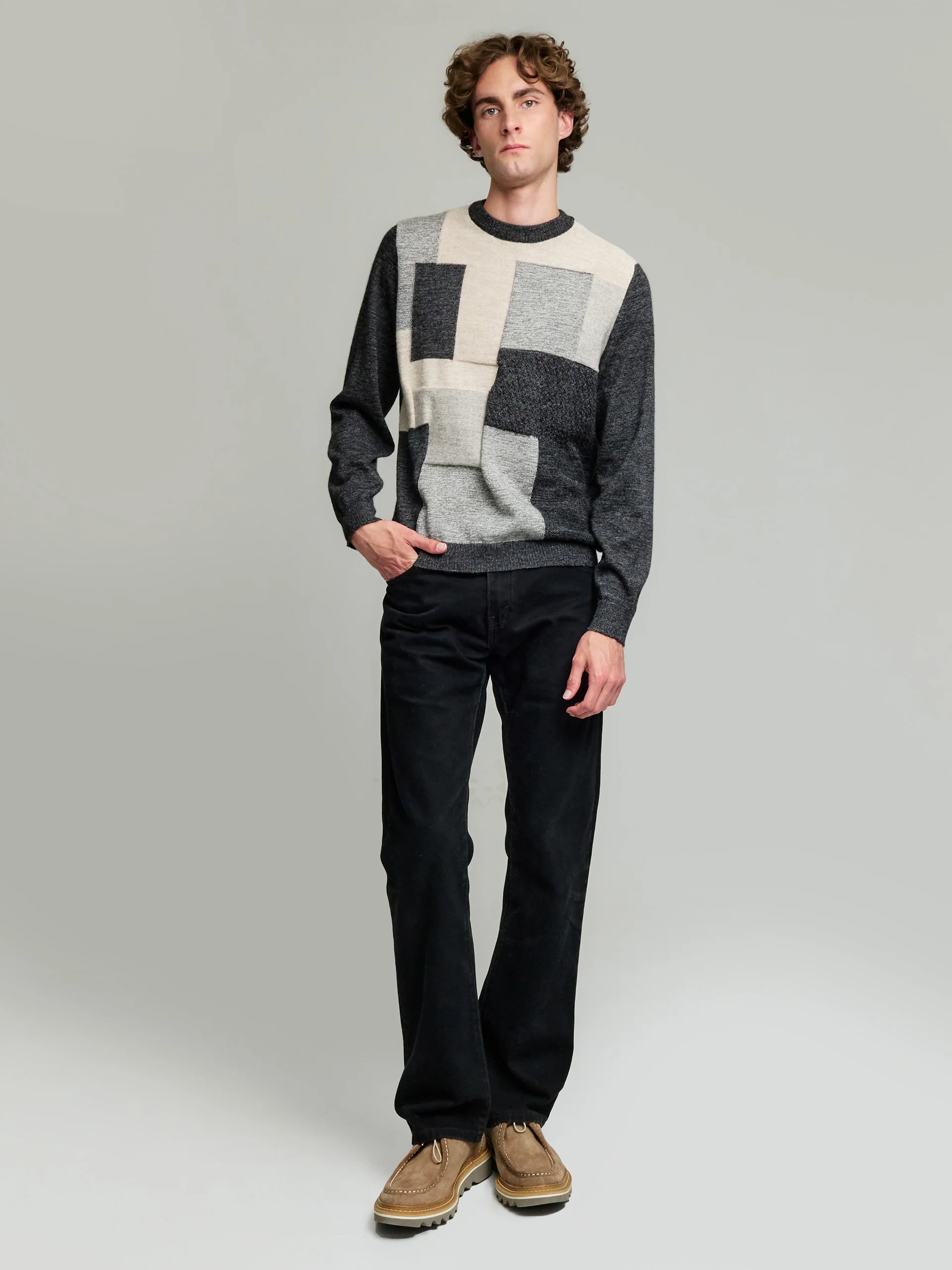 Suéter Yonatan De Baby Alpaca Color Gris - Image 4