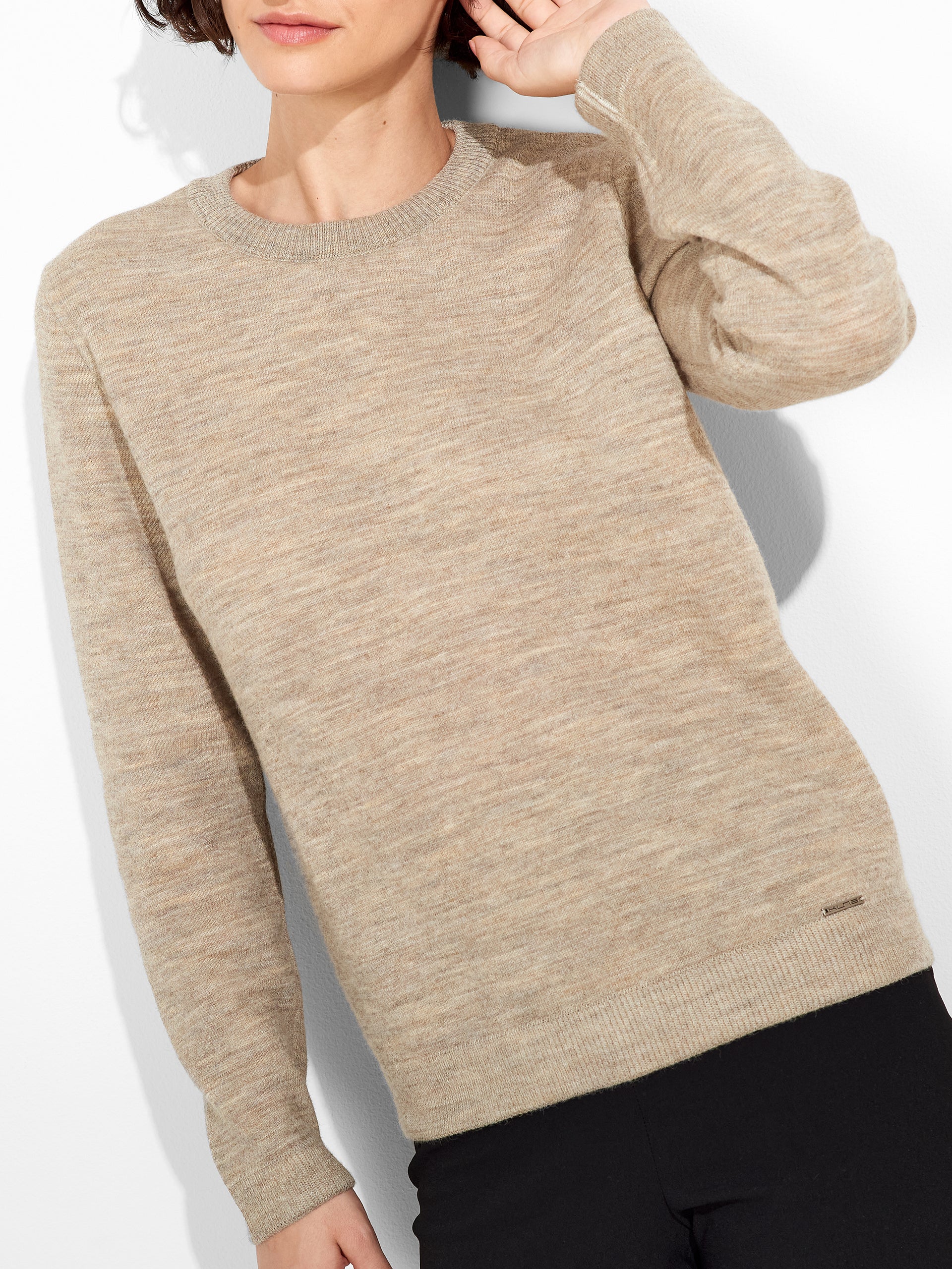 Suéter Zagreb De Baby Alpaca Color Beige - Image 5