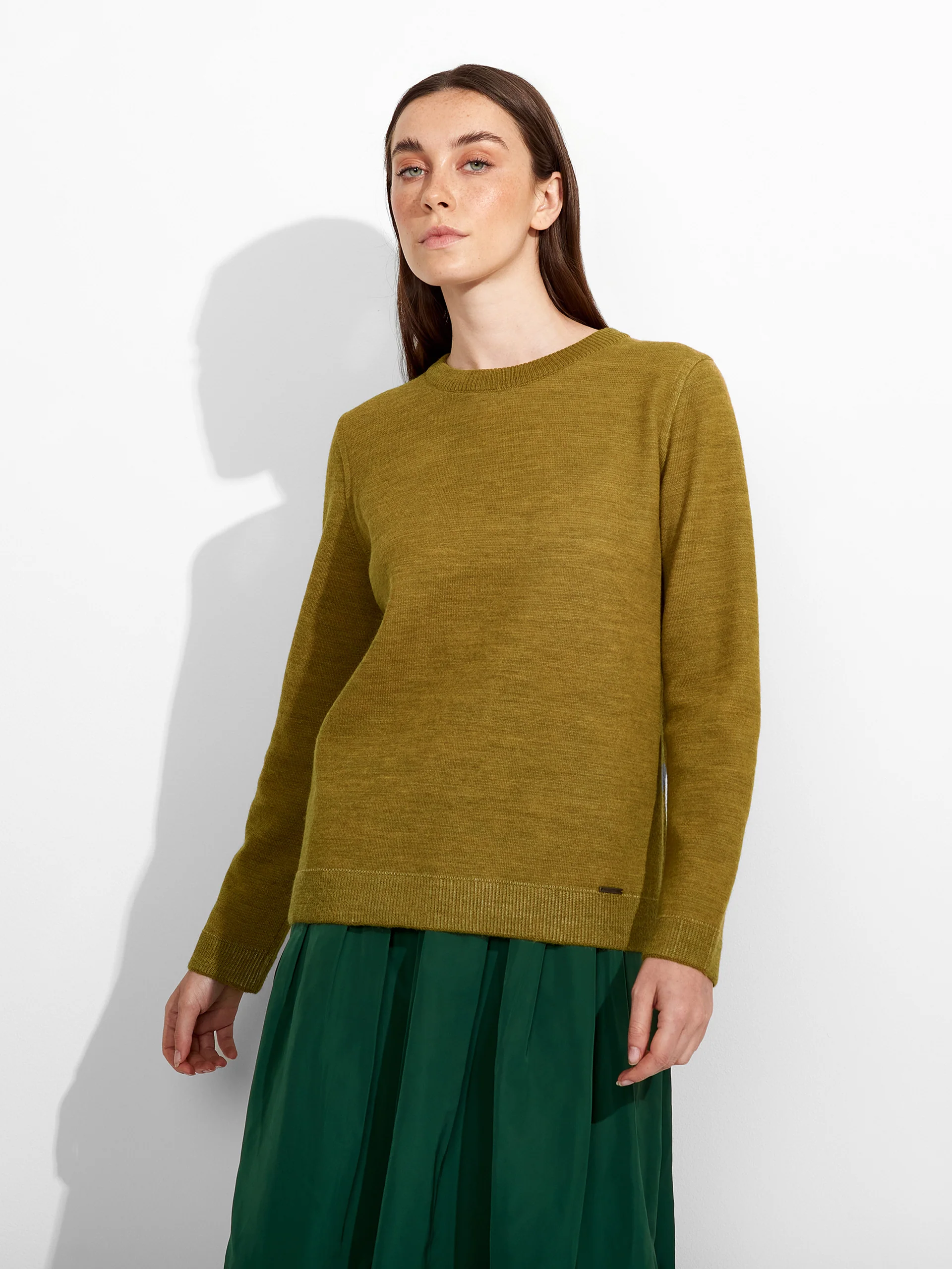 Suéter Zagreb De Baby Alpaca Color Verde - Image 3
