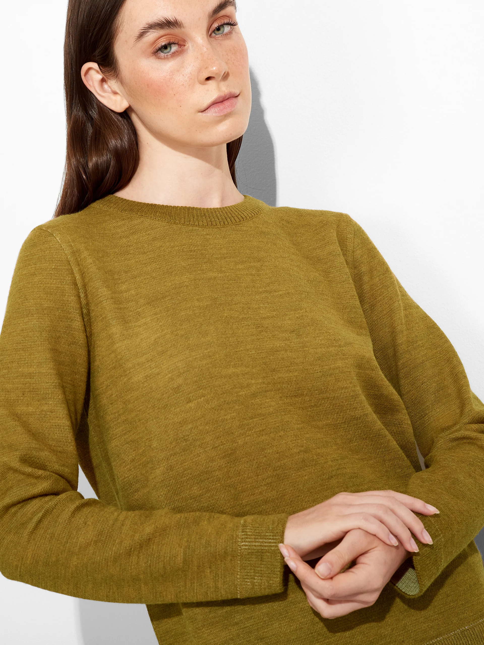 Suéter Zagreb De Baby Alpaca Color Verde - Image 7