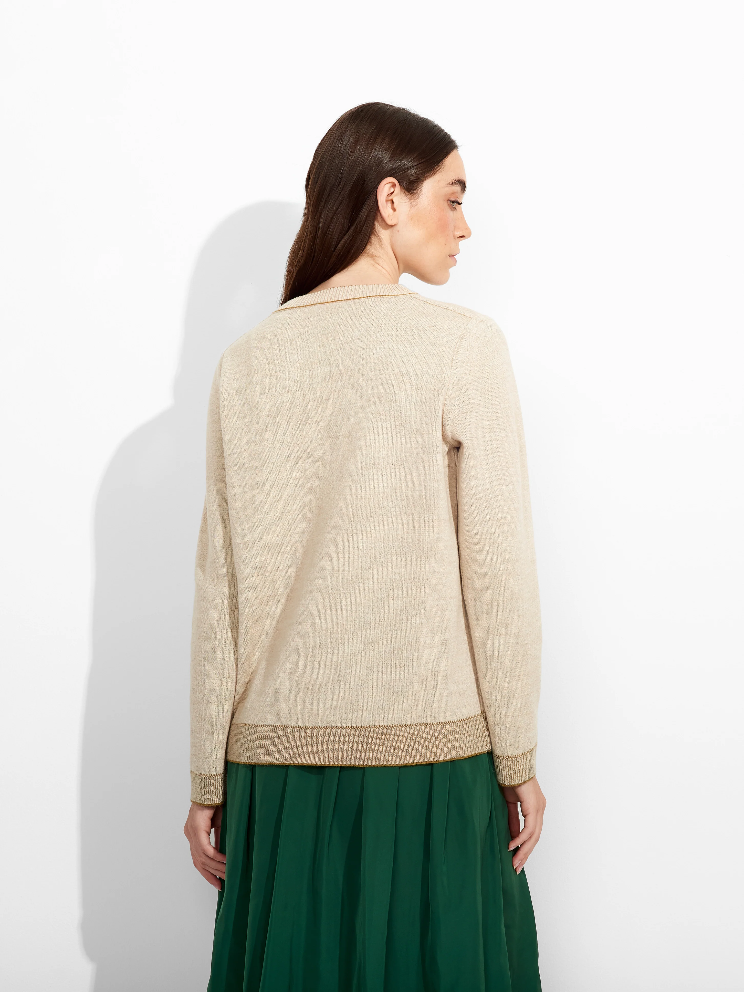 Suéter Zagreb De Baby Alpaca Color Verde - Image 9