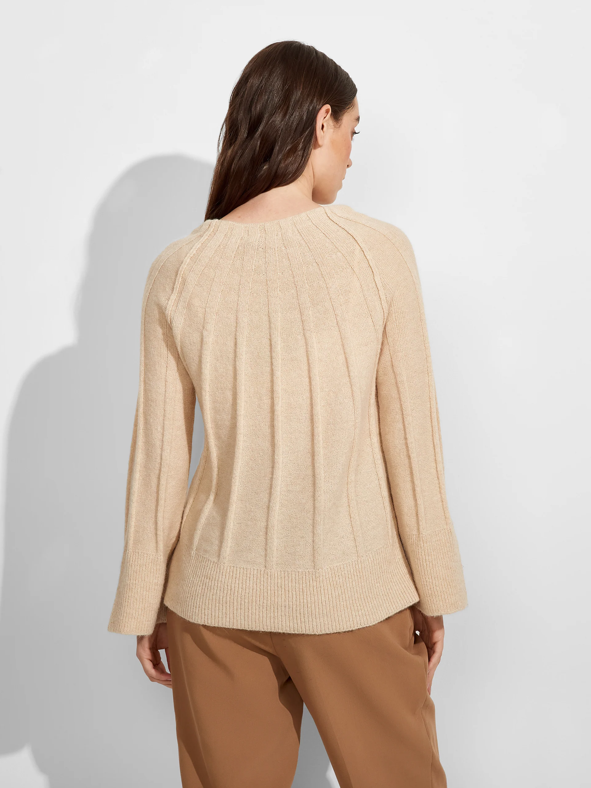 Suéter Zephir De Baby Alpaca Color Beige - Image 3
