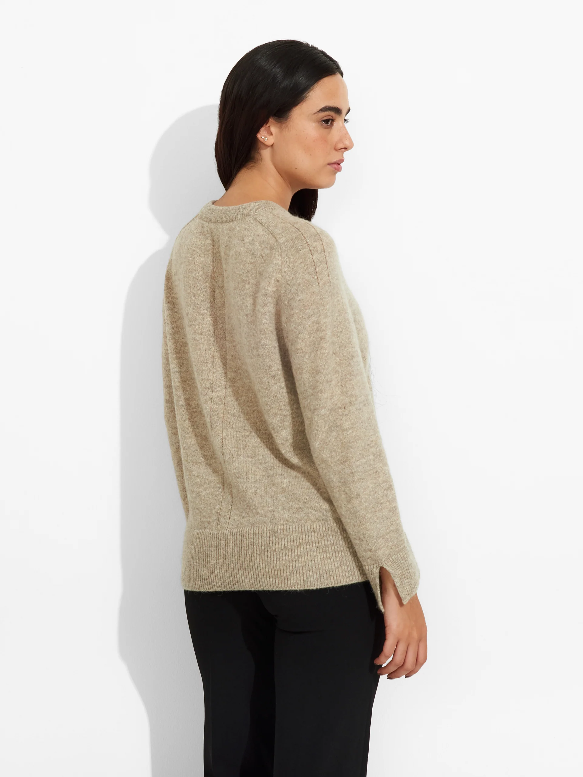 Suéter Zia De Baby Alpaca Color Beige - Image 3