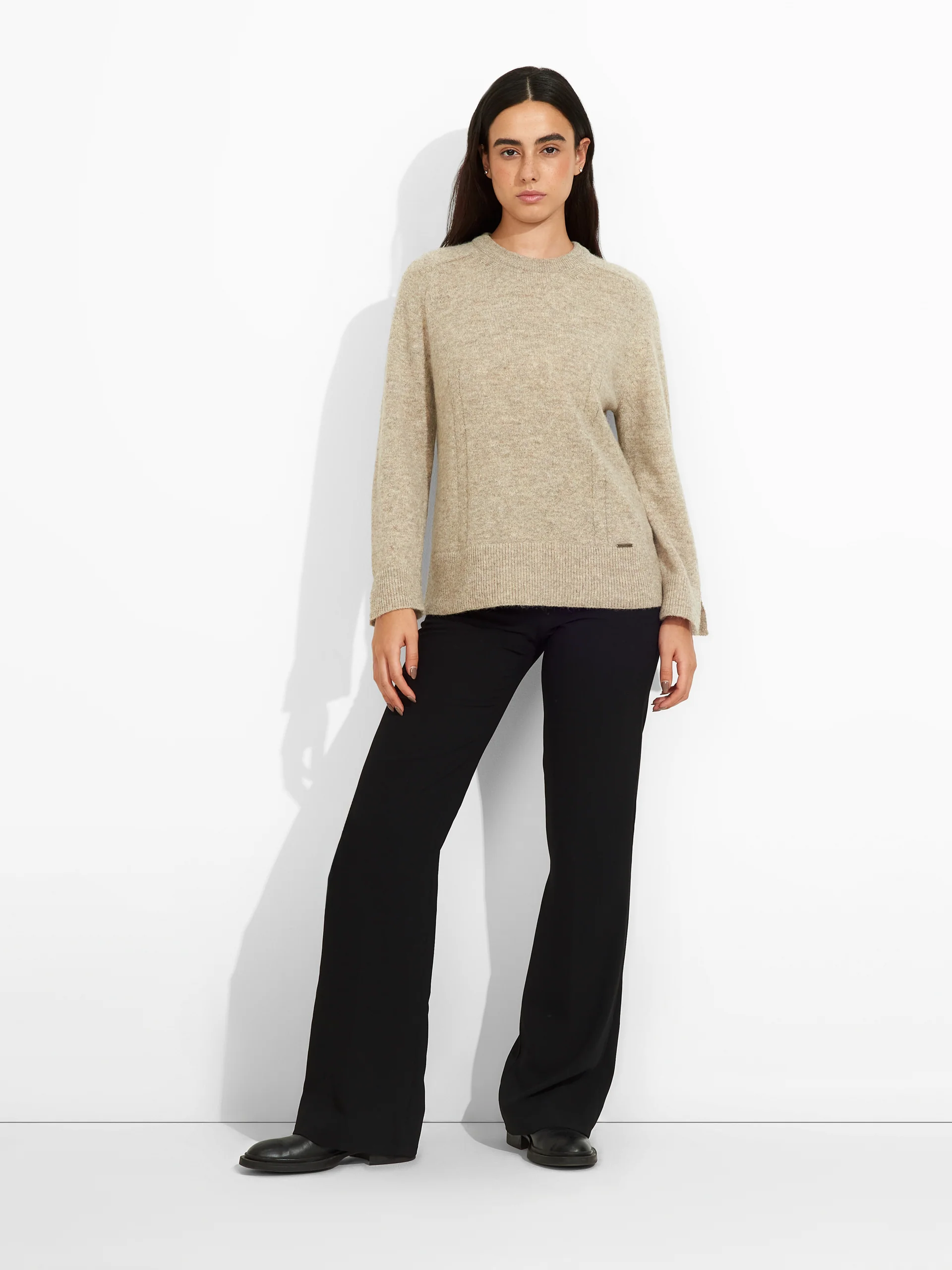 Suéter Zia De Baby Alpaca Color Beige - Image 4